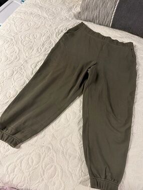 lululemon athletica Olive Green Drawstring Joggers
